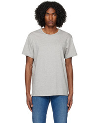 T-shirt girocollo lavorata a maglia marrone scuro di Calvin Klein Underwear