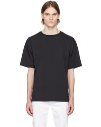 T-shirt girocollo lavorata a maglia nera di rag & bone