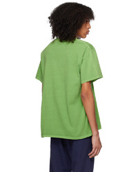T-shirt girocollo lavorata a maglia verde di Levi's