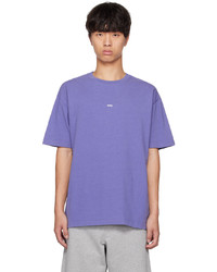 T-shirt girocollo lavorata a maglia viola chiaro di A.P.C.