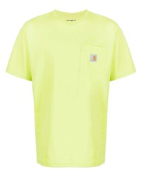 T-shirt girocollo lime di Carhartt WIP