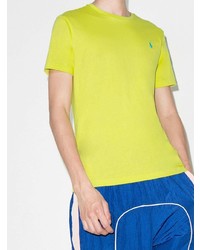 T-shirt girocollo lime di Polo Ralph Lauren
