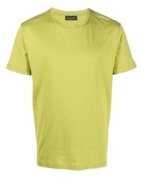 T-shirt girocollo lime di Roberto Collina
