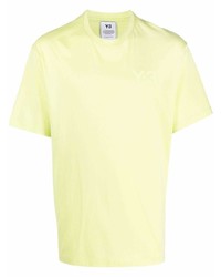 T-shirt girocollo lime di Y-3