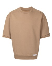 T-shirt girocollo marrone chiaro di 3.1 Phillip Lim