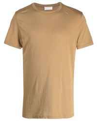 T-shirt girocollo marrone chiaro di 7 For All Mankind
