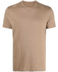 T-shirt girocollo marrone chiaro di Altea
