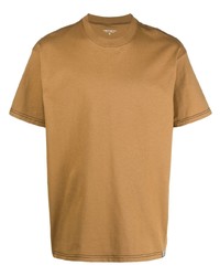 T-shirt girocollo marrone chiaro di Carhartt WIP