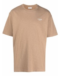 T-shirt girocollo marrone chiaro di Closed
