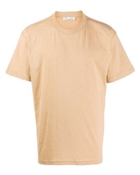 T-shirt girocollo marrone chiaro di Cmmn Swdn