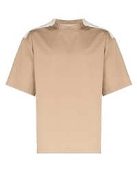 T-shirt girocollo marrone chiaro di GR10K
