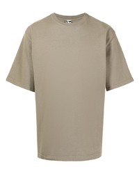 T-shirt girocollo marrone chiaro di GR10K