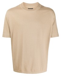 T-shirt girocollo marrone chiaro di Joseph