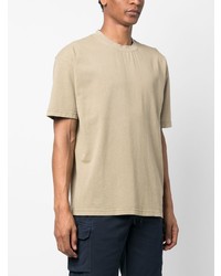 T-shirt girocollo marrone chiaro di SAMSOE SAMSOE