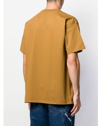 T-shirt girocollo marrone chiaro di Carhartt WIP