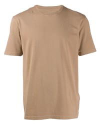 T-shirt girocollo marrone chiaro di Maison Margiela