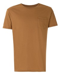 T-shirt girocollo marrone chiaro di OSKLEN