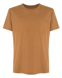 T-shirt girocollo marrone chiaro di OSKLEN