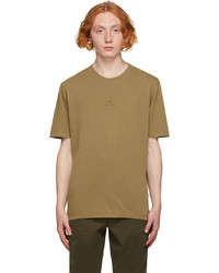 T-shirt girocollo marrone chiaro di Ps By Paul Smith