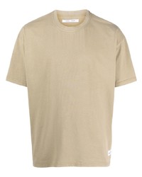 T-shirt girocollo marrone chiaro di SAMSOE SAMSOE