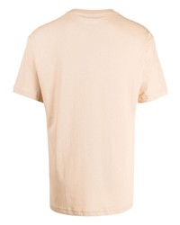 T-shirt girocollo marrone chiaro di Tommy Jeans