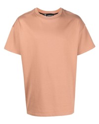 T-shirt girocollo marrone chiaro di Styland