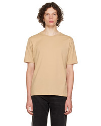 T-shirt girocollo marrone chiaro di Séfr