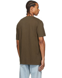 T-shirt girocollo marrone scuro di Noah