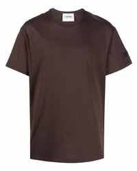T-shirt girocollo marrone scuro di Iceberg