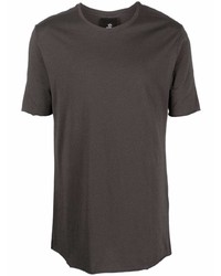 T-shirt girocollo marrone scuro di Thom Krom