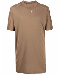 T-shirt girocollo marrone di 11 By Boris Bidjan Saberi