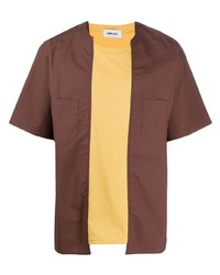 T-shirt girocollo marrone di Ambush