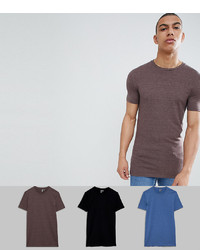 T-shirt girocollo marrone di ASOS DESIGN