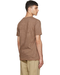 T-shirt girocollo marrone di A.P.C.