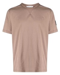 T-shirt girocollo marrone di Calvin Klein Jeans