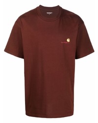 T-shirt girocollo marrone di Carhartt WIP