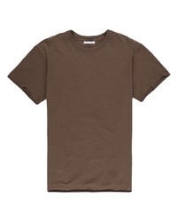 T-shirt girocollo marrone di John Elliott