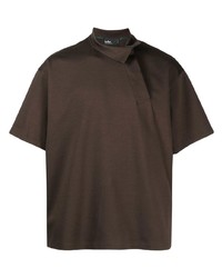 T-shirt girocollo marrone di Kolor