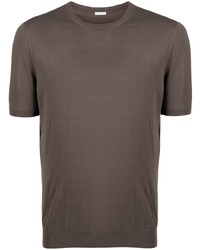 T-shirt girocollo marrone di Malo