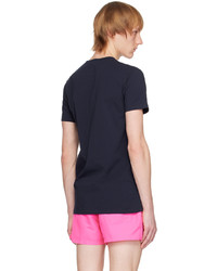 T-shirt girocollo marrone di Versace Underwear