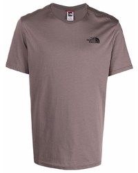 T-shirt girocollo marrone di The North Face