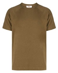 T-shirt girocollo marrone di YMC