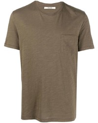 T-shirt girocollo marrone di Zadig & Voltaire