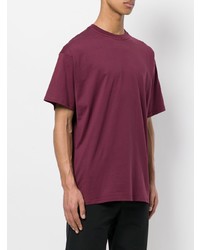T-shirt girocollo melanzana scuro di Represent