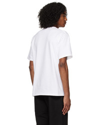 T-shirt girocollo mimetica bianca di BAPE