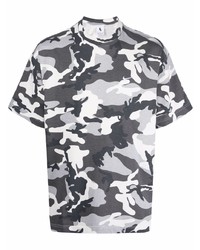 T-shirt girocollo mimetica grigia di Nike