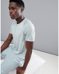 T-shirt girocollo mimetica grigia di Nike Running