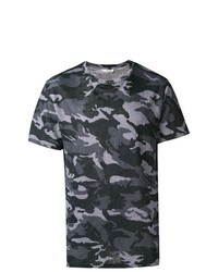 T-shirt girocollo mimetica grigio scuro di Zadig & Voltaire