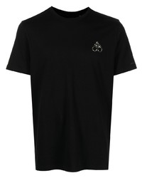 T-shirt girocollo mimetica multicolore di Moose Knuckles