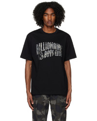 T-shirt girocollo mimetica nera di Billionaire Boys Club